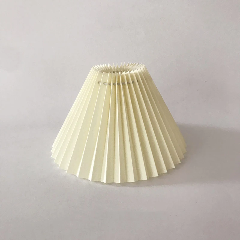 Yamato Stil LED bordlampe Vintage Japansk Klud Lampeskærme til bordlamper Soveværelse Undersøgelse Tatami Muticolor Plisserede Lampeskærme 5