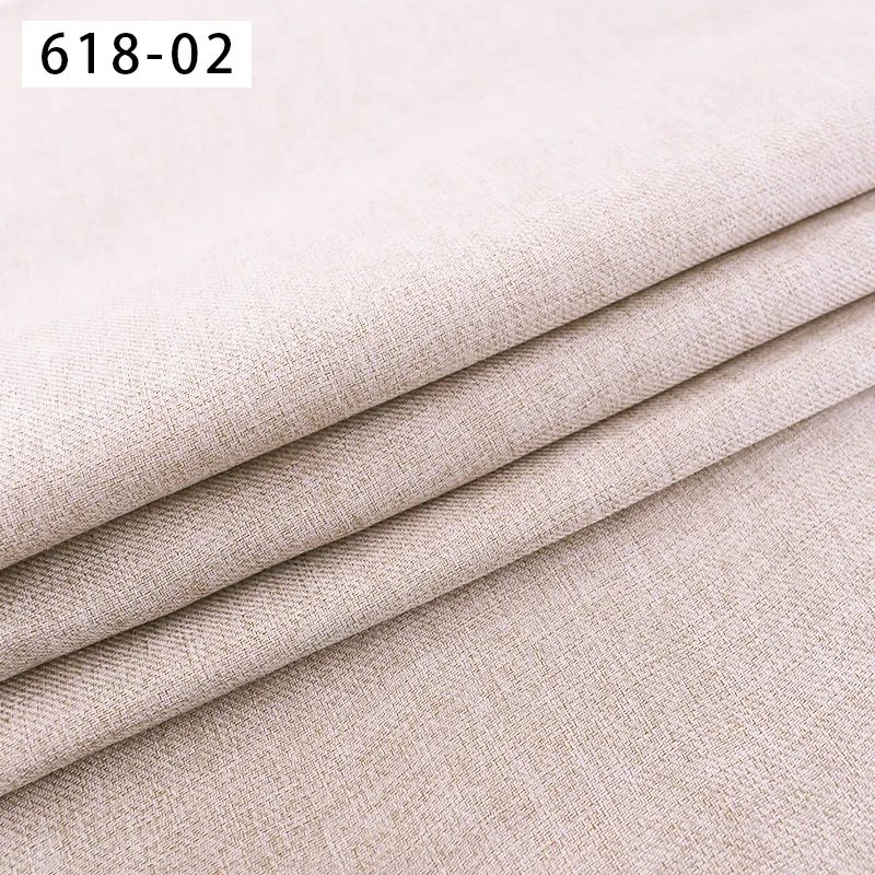 Linned stof indtræk i stof materiale til sofa dække solid almindeligt stof til tæppet 1