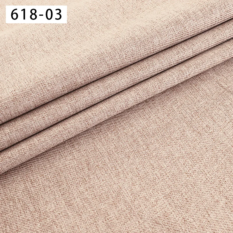 Linned stof indtræk i stof materiale til sofa dække solid almindeligt stof til tæppet 3