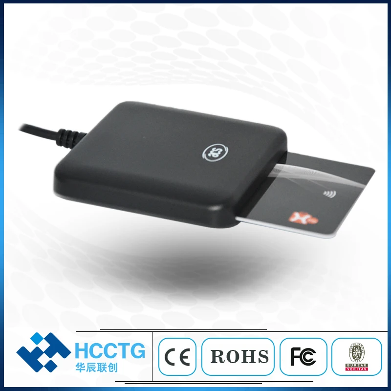 EMV ISO7816 Kontakte IC chipkortlæser Forfatter Med Type C USB-ACR39U-UF 0