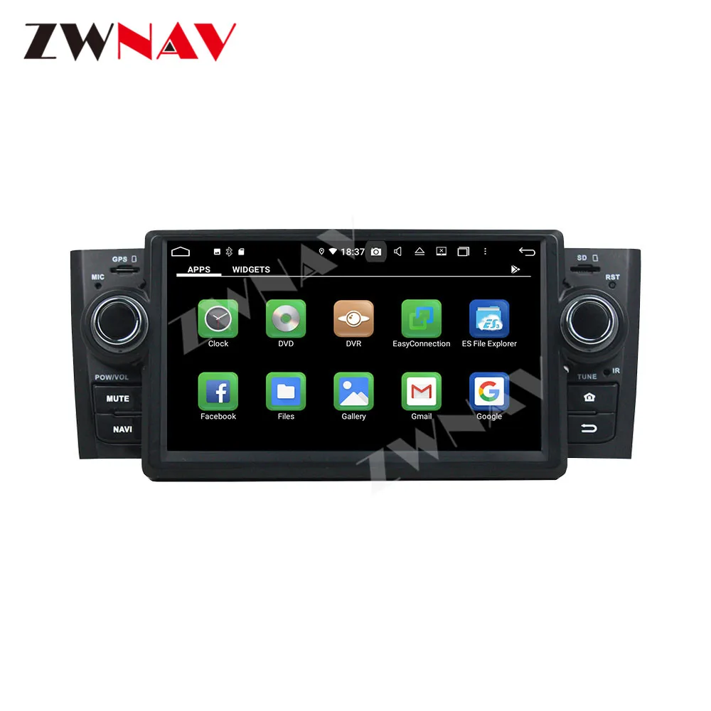 128 Carplay 2 Din-For Fiat Grande Punto Linea 2007 2008 2009 2010 2011 2012 Android-Afspiller Audio Radio GPS-hovedenheden Auto Stereo 2