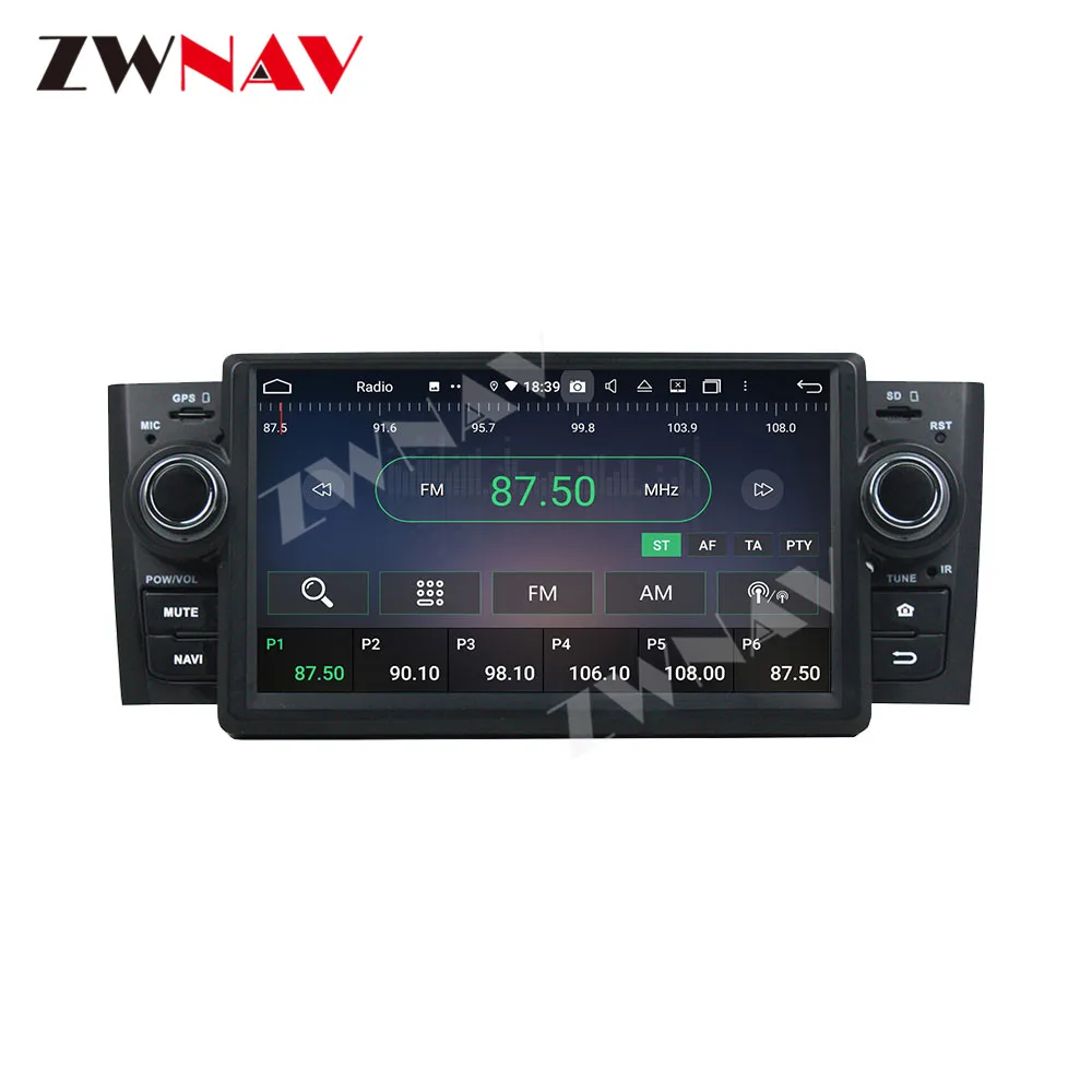128 Carplay 2 Din-For Fiat Grande Punto Linea 2007 2008 2009 2010 2011 2012 Android-Afspiller Audio Radio GPS-hovedenheden Auto Stereo 3