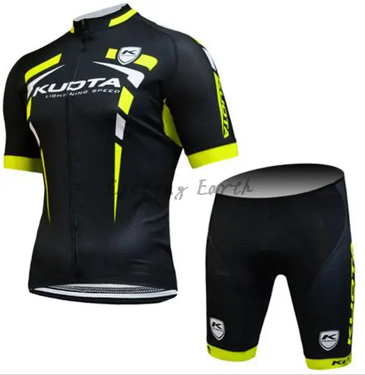 Høj Kvalitet,Kuota #1 kortærmet trøje bib shorts shirt sæt cykel åndbart tøj jersey bukser ropa ciclismo 2