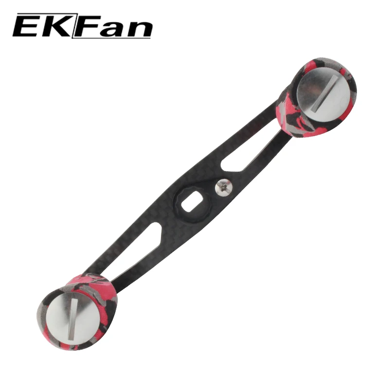 EKFan Nye 105mm 7*4mm Carbon Fiber fiskehjul Håndtere EVA Knop Camouflage Series Til Rocker Spinning Hjul Håndtag 1