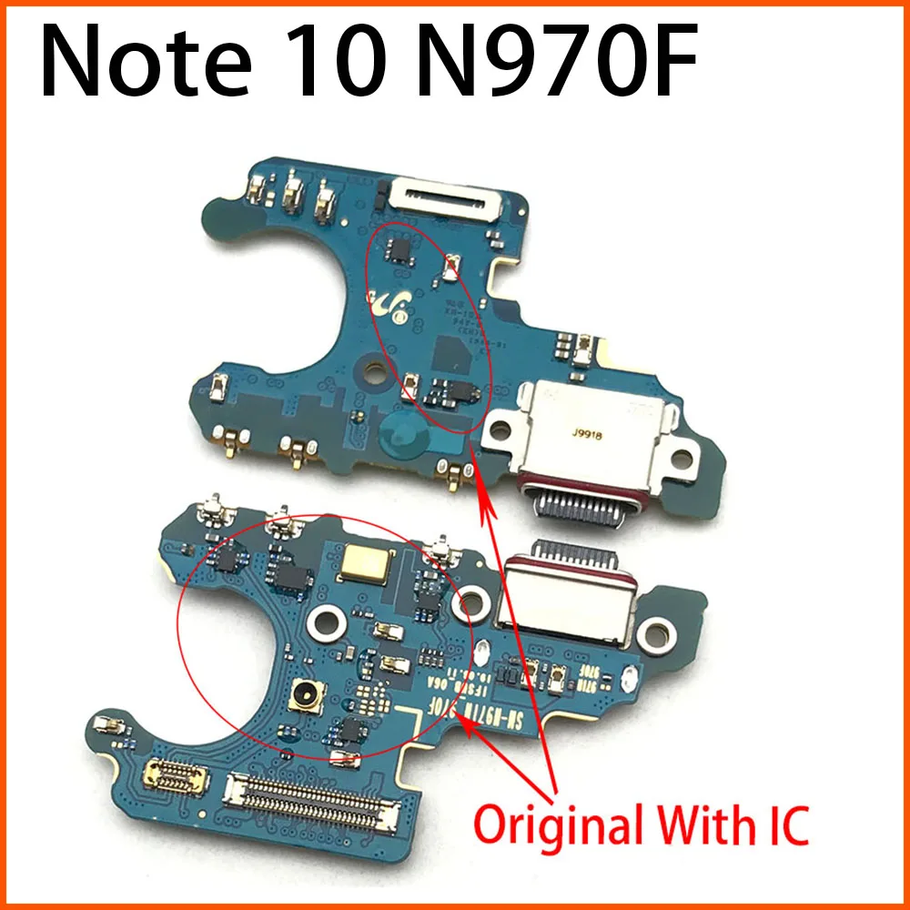10Pcs, Originale, Nyt Oplade Dock Til Samsung Galaxy Note 10 Lite Oplader Stik, Flex Kabel N770F N970F 0