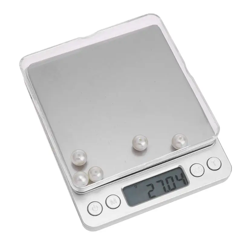 500X0.01g Elektronisk Vægt LED Lysende Digitale High-præcision Smykker Skala Køkken Vægt Balance Ved 2XAAA Batteri 2