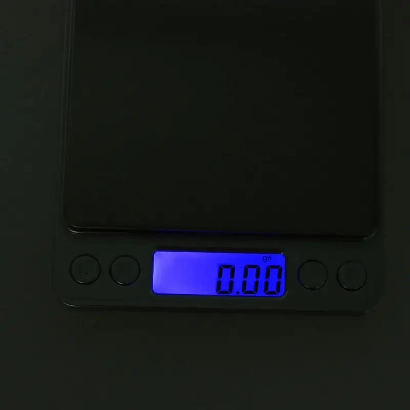 500X0.01g Elektronisk Vægt LED Lysende Digitale High-præcision Smykker Skala Køkken Vægt Balance Ved 2XAAA Batteri 5