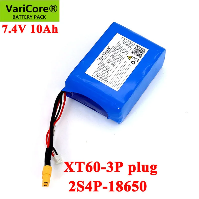 7.4 12.0 V Ah 8.0 Ah 10Ah 18650 Lithium Batteri 8.4 V Genopladelige batterier 10C 100A decharge for Fly modelfly 4