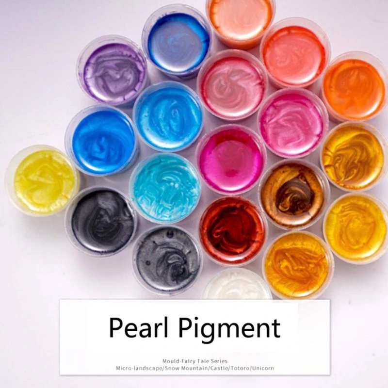 32 Farver Kosmetiske Klasse Perlemors Naturlige Glimmer Mineral Pulver Epoxy Harpiks Farve Pearl Pigment DIY Smykker Håndværk Gør Accesso 2