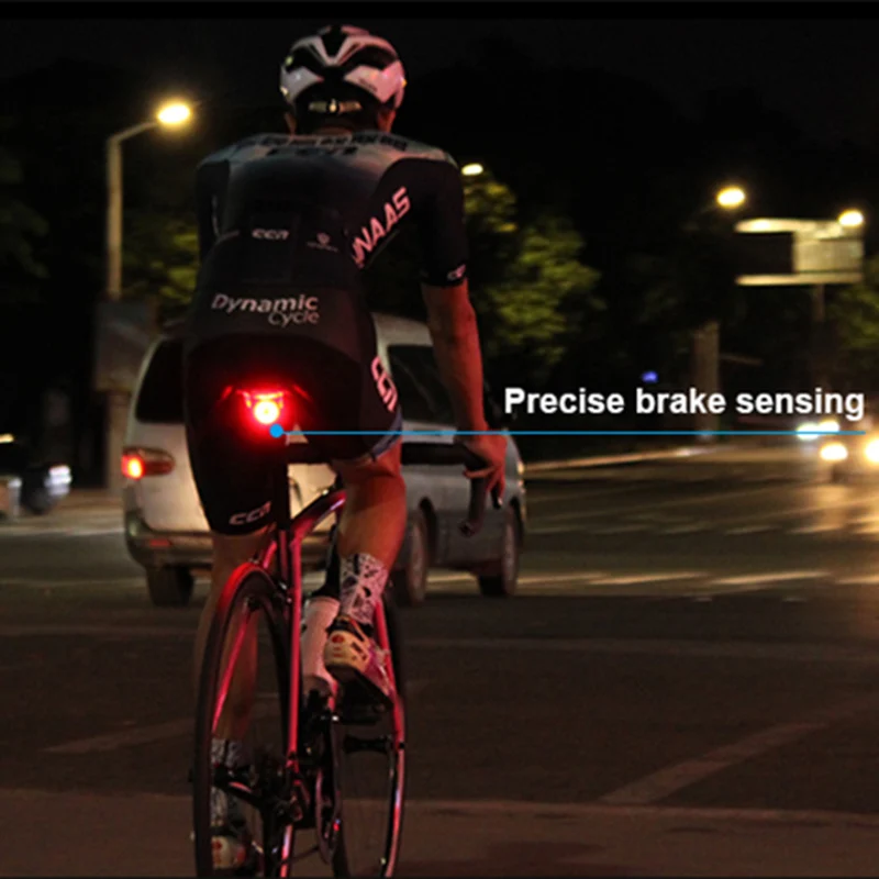 Cykel Smart Auto Brake Sensing Lys USB-Genopladelig Vandtæt Cykel baglygte LED Cykling MTB Cykel Baglygte Tilbehør 0