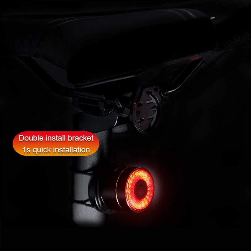 Cykel Smart Auto Brake Sensing Lys USB-Genopladelig Vandtæt Cykel baglygte LED Cykling MTB Cykel Baglygte Tilbehør 3
