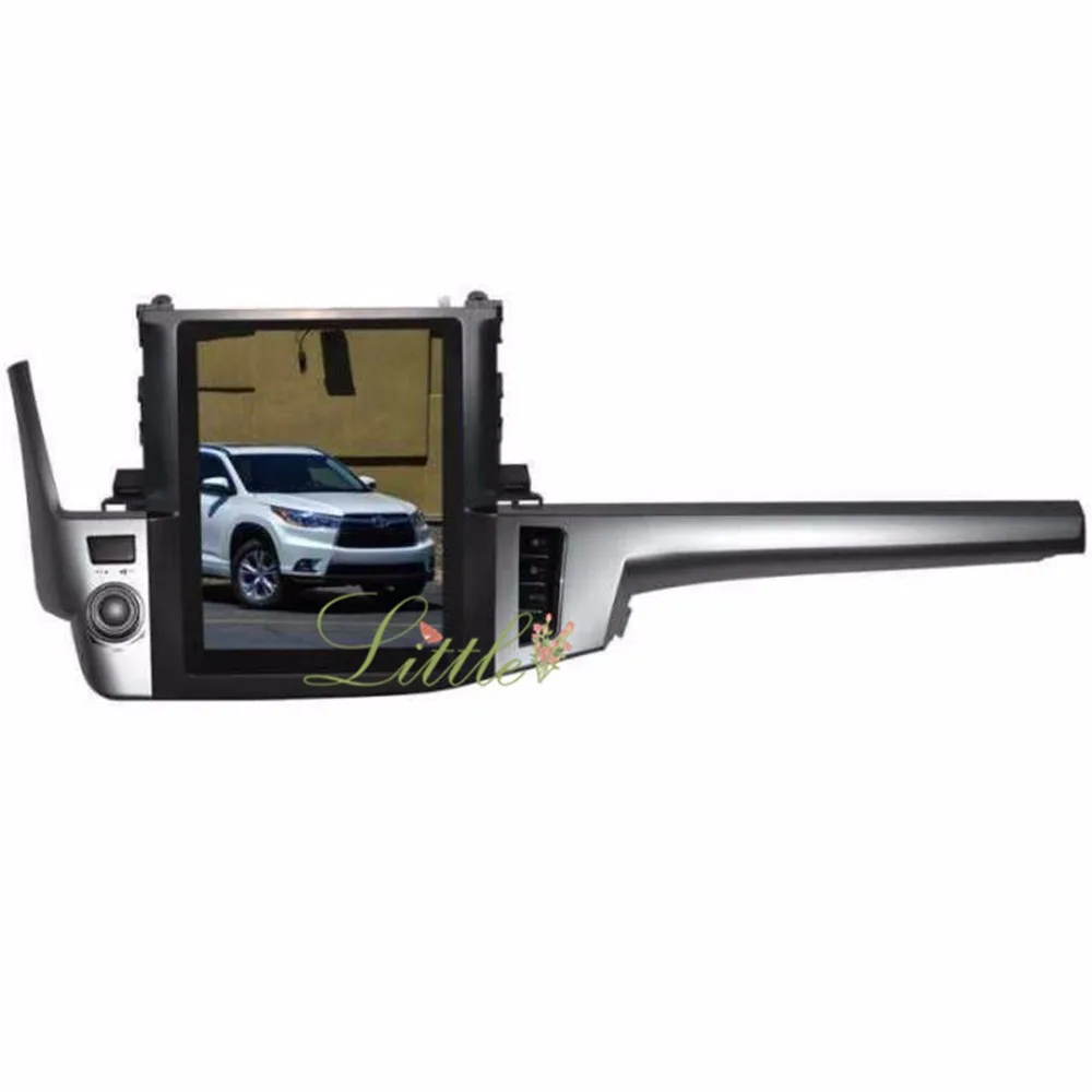Tesla stil 12,1 tommer Bil Ikke DVD-Afspiller, GPS-Navigation Til Toyota Highlander-2018 radio stereo mms-Touch-Skærm 3