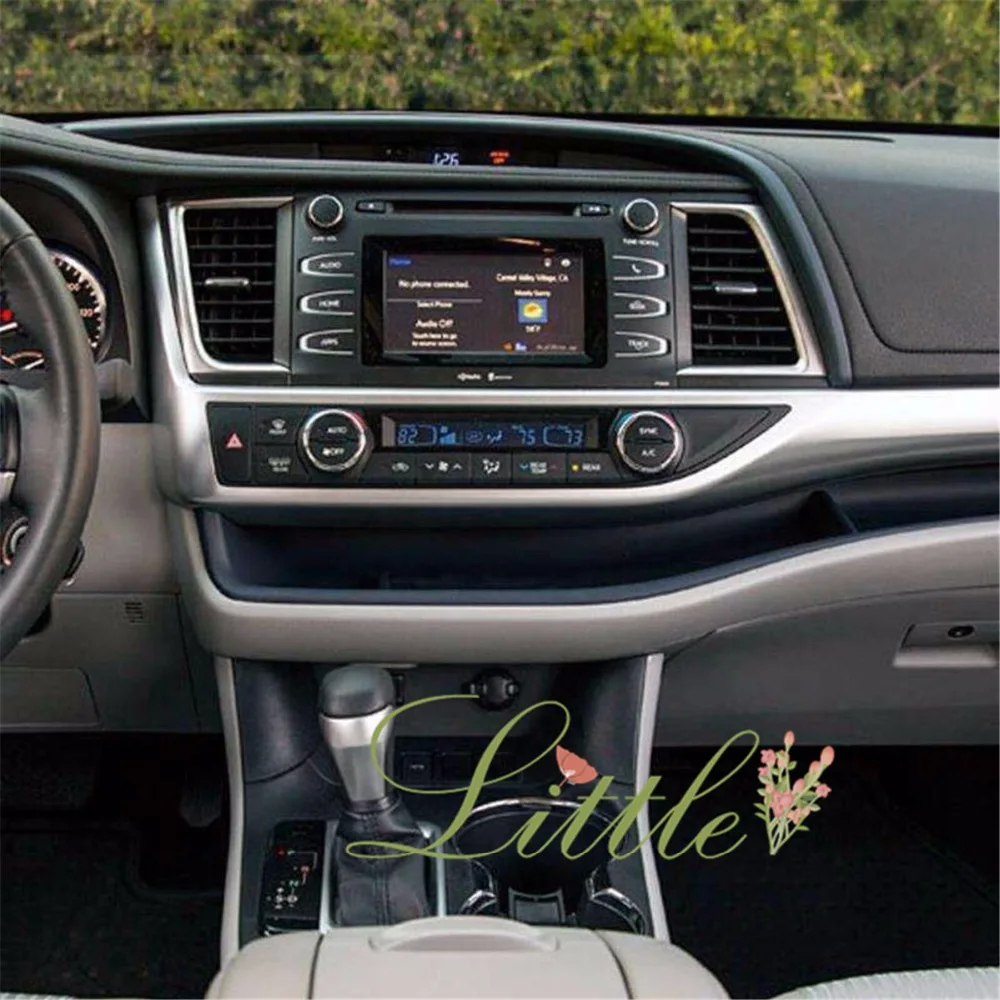 Tesla stil 12,1 tommer Bil Ikke DVD-Afspiller, GPS-Navigation Til Toyota Highlander-2018 radio stereo mms-Touch-Skærm 4