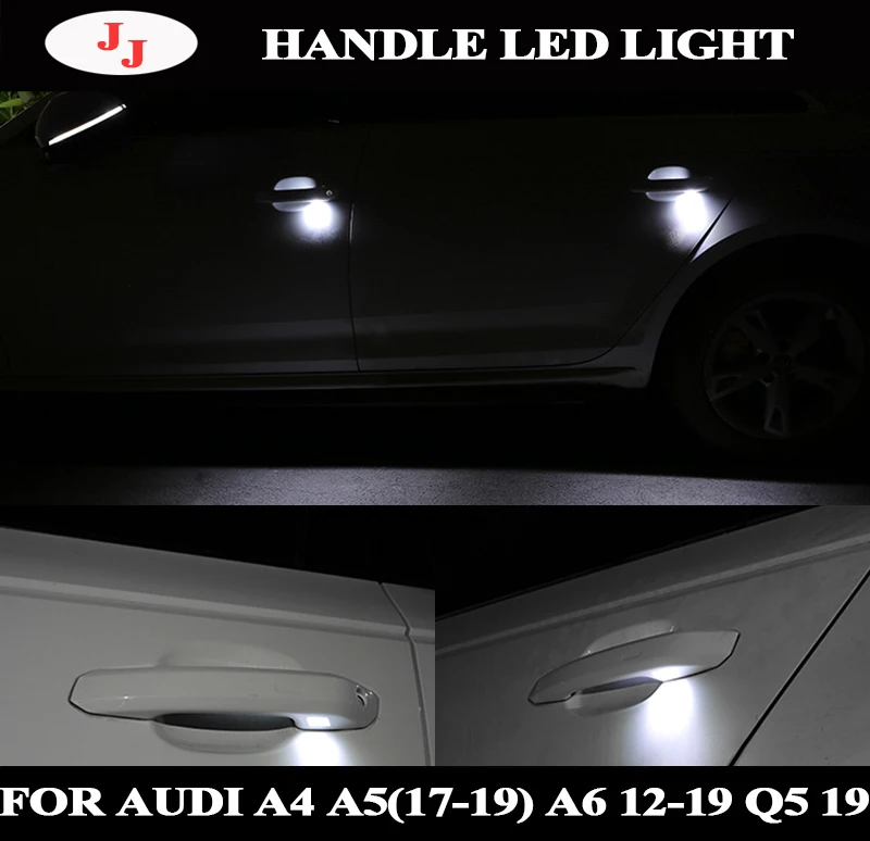 Dør-håndtag, omgivende led-lys Til Audi A6L C7 2012 2018 C8 2019 Q5 2019 A4 A5 2017 2019 bil Dekorere lys atmosfære lys 0
