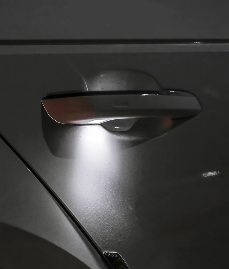 Dør-håndtag, omgivende led-lys Til Audi A6L C7 2012 2018 C8 2019 Q5 2019 A4 A5 2017 2019 bil Dekorere lys atmosfære lys 3