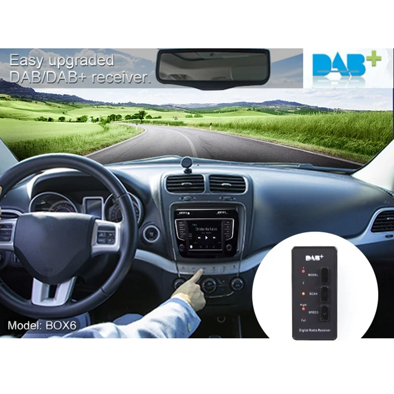 Bilen DAB/DAB+ Modtager Digital Radio Tuner Receiver o Broadcast-Modtager til Bil Stereo 0