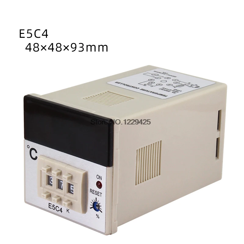 Temperatur Kontrol Tabel E5C4 Digital Visning af Temperatur Dial-Kode til Regulering relæudgang 8 Pin 0