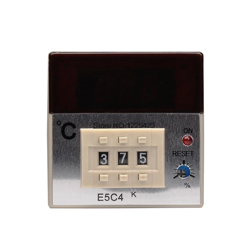 Temperatur Kontrol Tabel E5C4 Digital Visning af Temperatur Dial-Kode til Regulering relæudgang 8 Pin 4