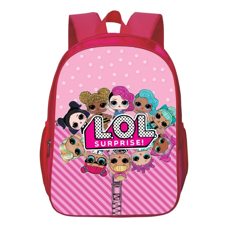 16 tommer LOL Dukker Skoletaske Børn 16 tommer LOL Skole taske til Teenager Piger Afslappet Rejse bagpack dag pack 5