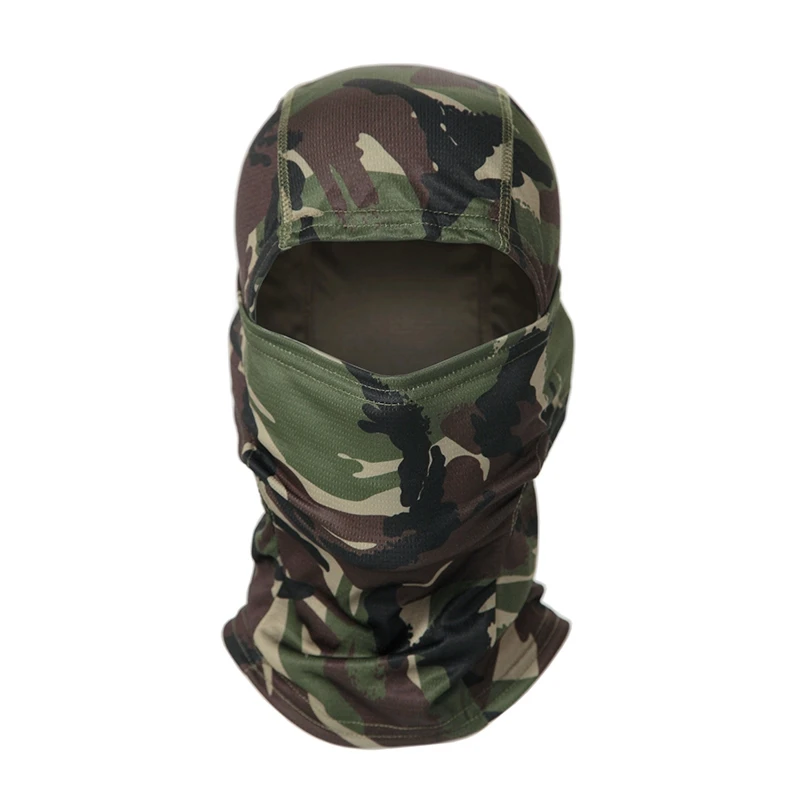 Taktisk Camouflage Elefanthue Full Face-Maske-CS Wargame Hær, Jagt, Cykling Sport Hjelm Liner Cap Militære CP Tørklæde 2
