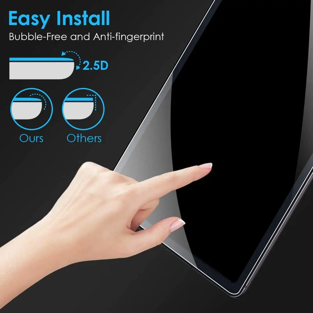 For Samsung Galaxy Tab S6 Lite P610/P615 10,4 Tommer - 9H Tablet Skærm Protektor Beskyttende Film Anti Fingerprint Hærdet Glas 5