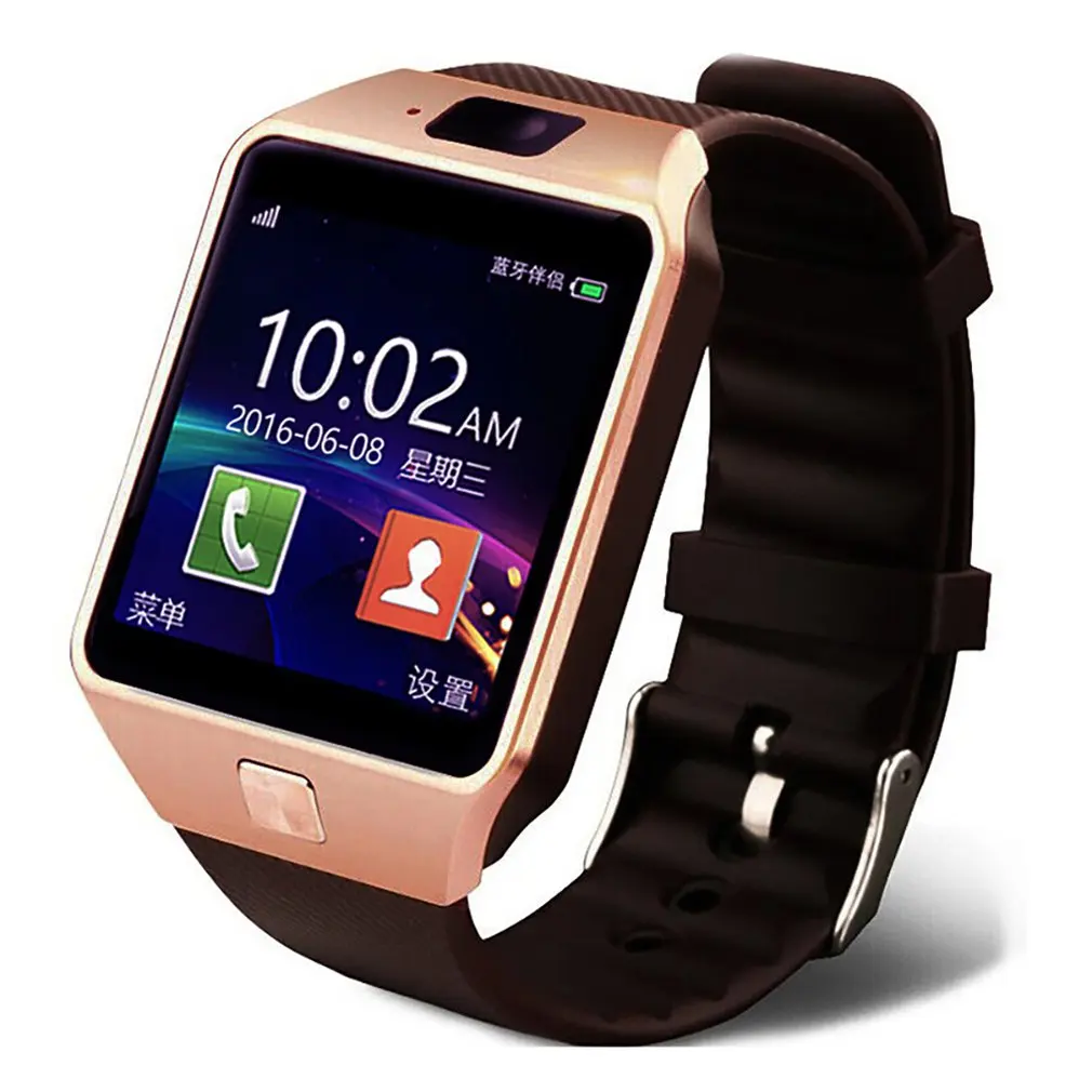 HOT DZ09 Smartwatch Touchscreen Intelligent Digital Sport Smart Ur Skridttæller armbåndsur Mænd Kvinder Ur 2