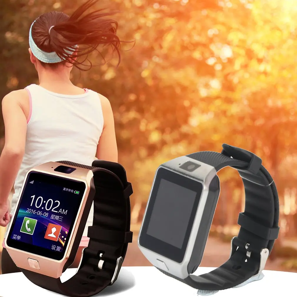 HOT DZ09 Smartwatch Touchscreen Intelligent Digital Sport Smart Ur Skridttæller armbåndsur Mænd Kvinder Ur 4