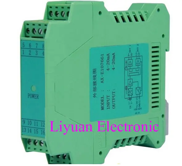 4-20 MA strømsignal isolator / aktuelle spænding Passive isolation sender /én til én ud Signal splitter 1