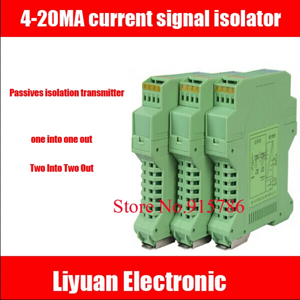 4-20 MA strømsignal isolator / aktuelle spænding Passive isolation sender /én til én ud Signal splitter 3