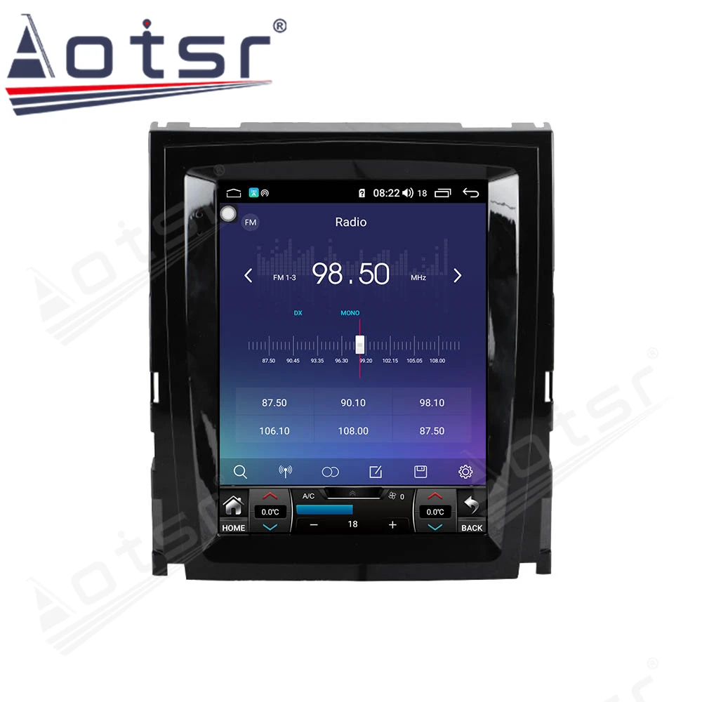 AOTSR For Cadillac Escalade 2006+ Android 10.0 Tesla stil Lodret Skærm Bil GPS Navigation, Multimedie-Afspiller Radio Carplay 3