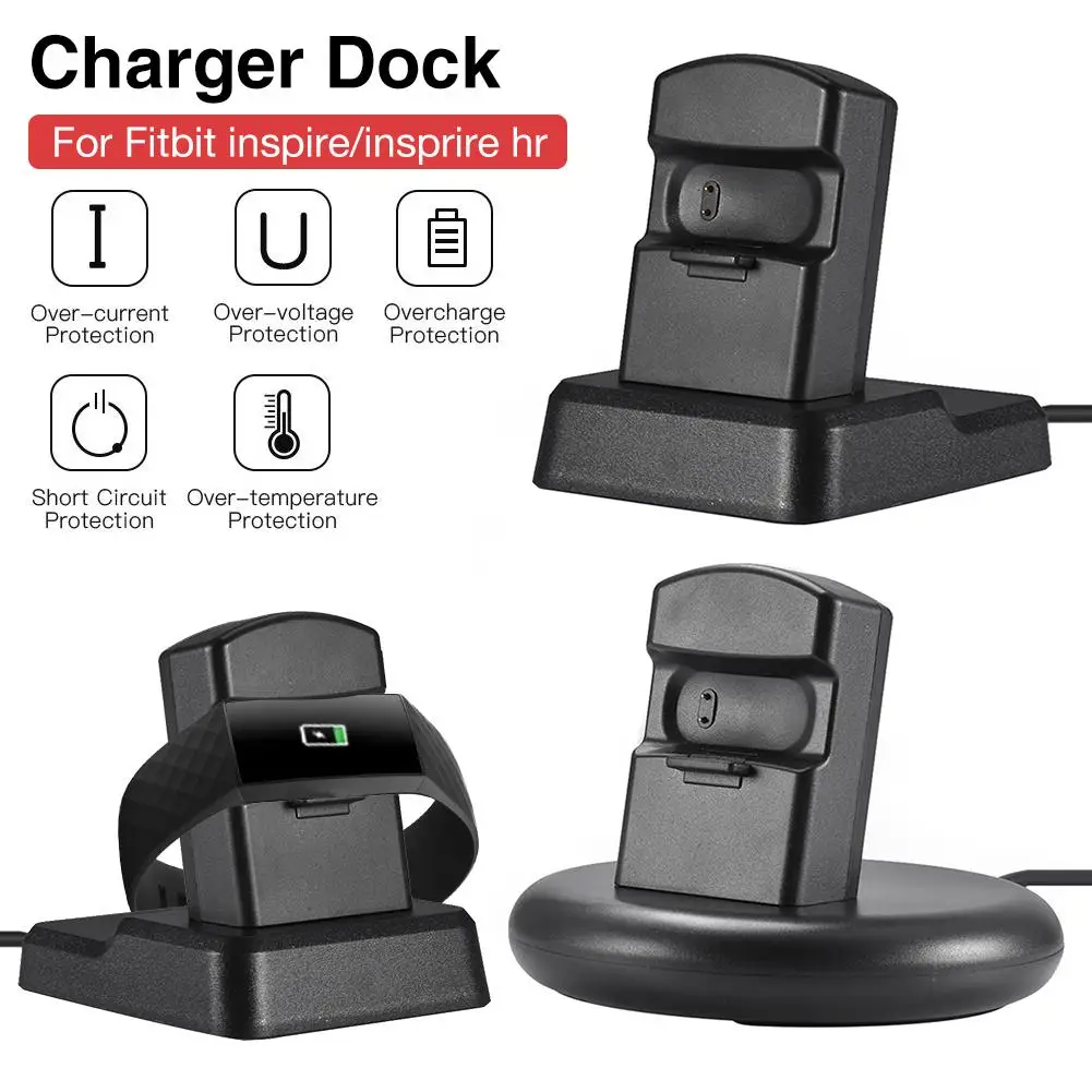 USB Opladning Kabel Dock Stå Base Oplader Til Fitbit Inspirere/ Insprire Hr Smart Ur Oplader Station Beslag Holderen 4