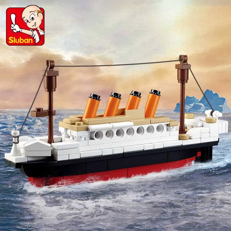 overskydende godtgørelse Burma Byggesten, der er Kompatibelt med LE city sender Små modeller RMS Titanic  3D Konstruktion Mursten Pædagogisk Legetøj for Børn / Model Bygning ~  www.okocater.dk