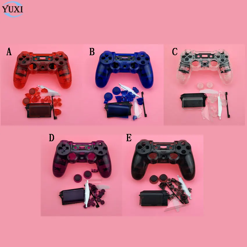 opdagelse de bjerg YuXi For Sony Playstation 4 PS4 Dualshock 4 Gamle Version Gamepad Controller -Gennemsigtig Klar Front Tilbage Boliger Shell Case Cover / Videospil ~  www.okocater.dk